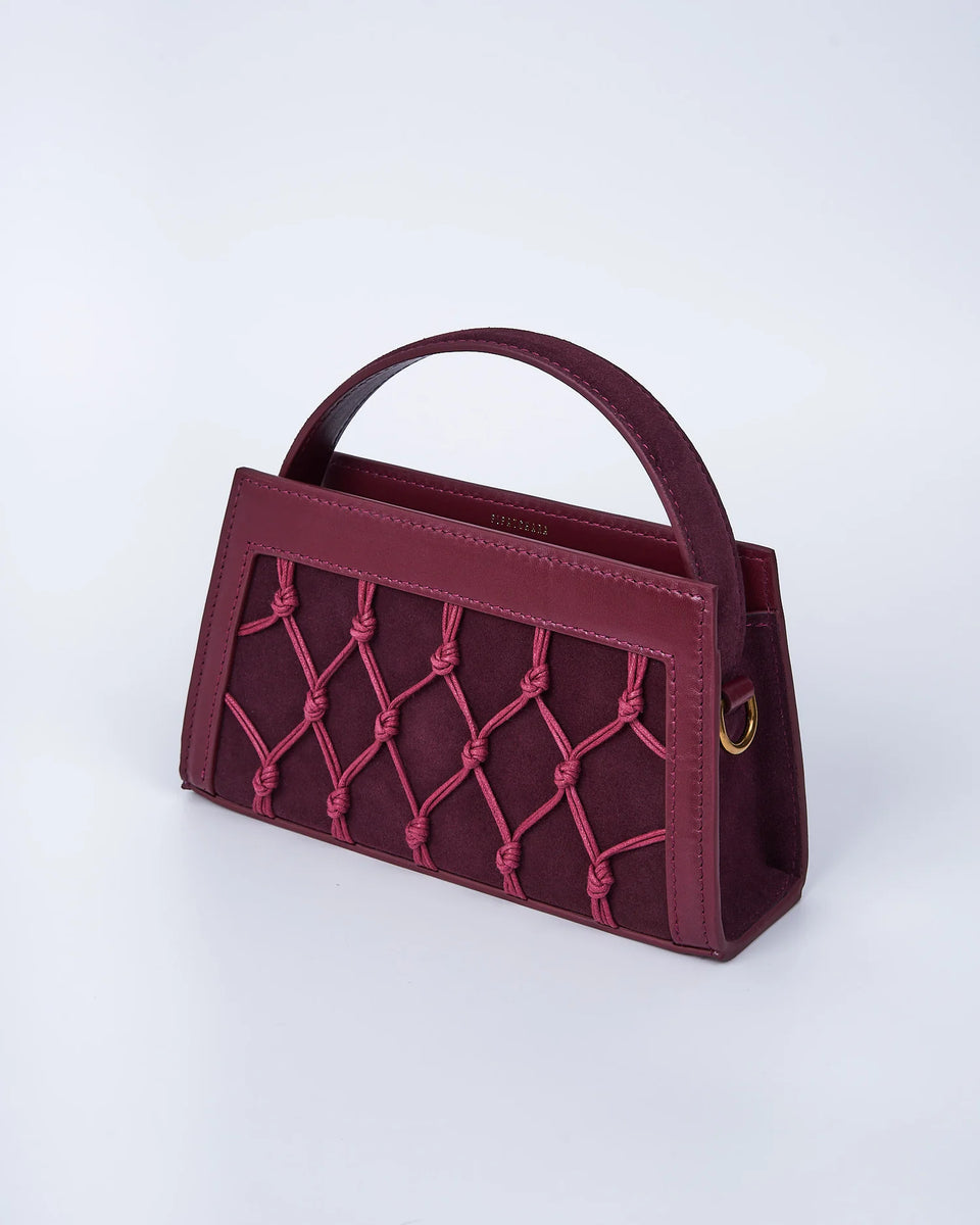 MINI AMU RECTANGLE - BURGUNDY – PIPATCHARA JAPAN