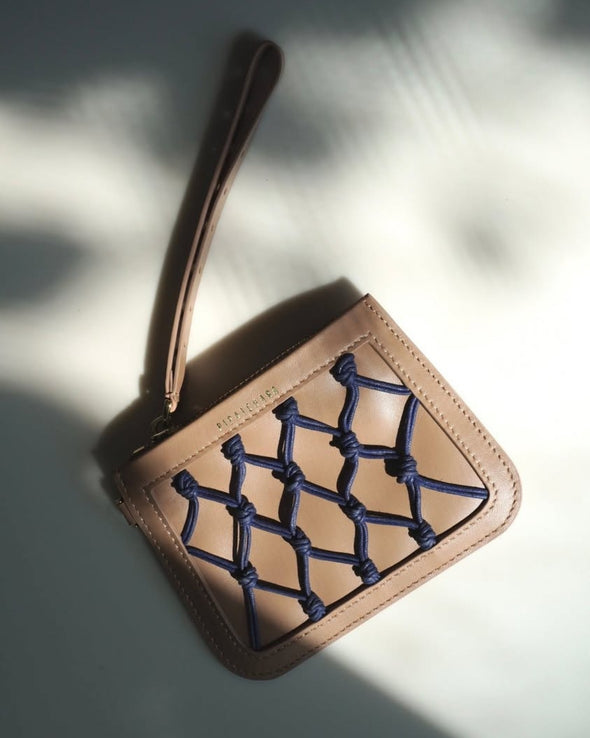 AMU CARD HOLDER - Nude Navy