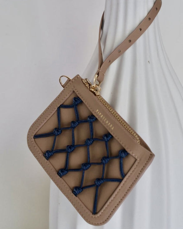 AMU CARD HOLDER - Nude Navy