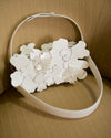 SAMA BOX BAG Flowery - White