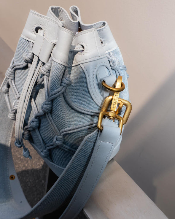 ROMY BUCKET BAG - DENIM