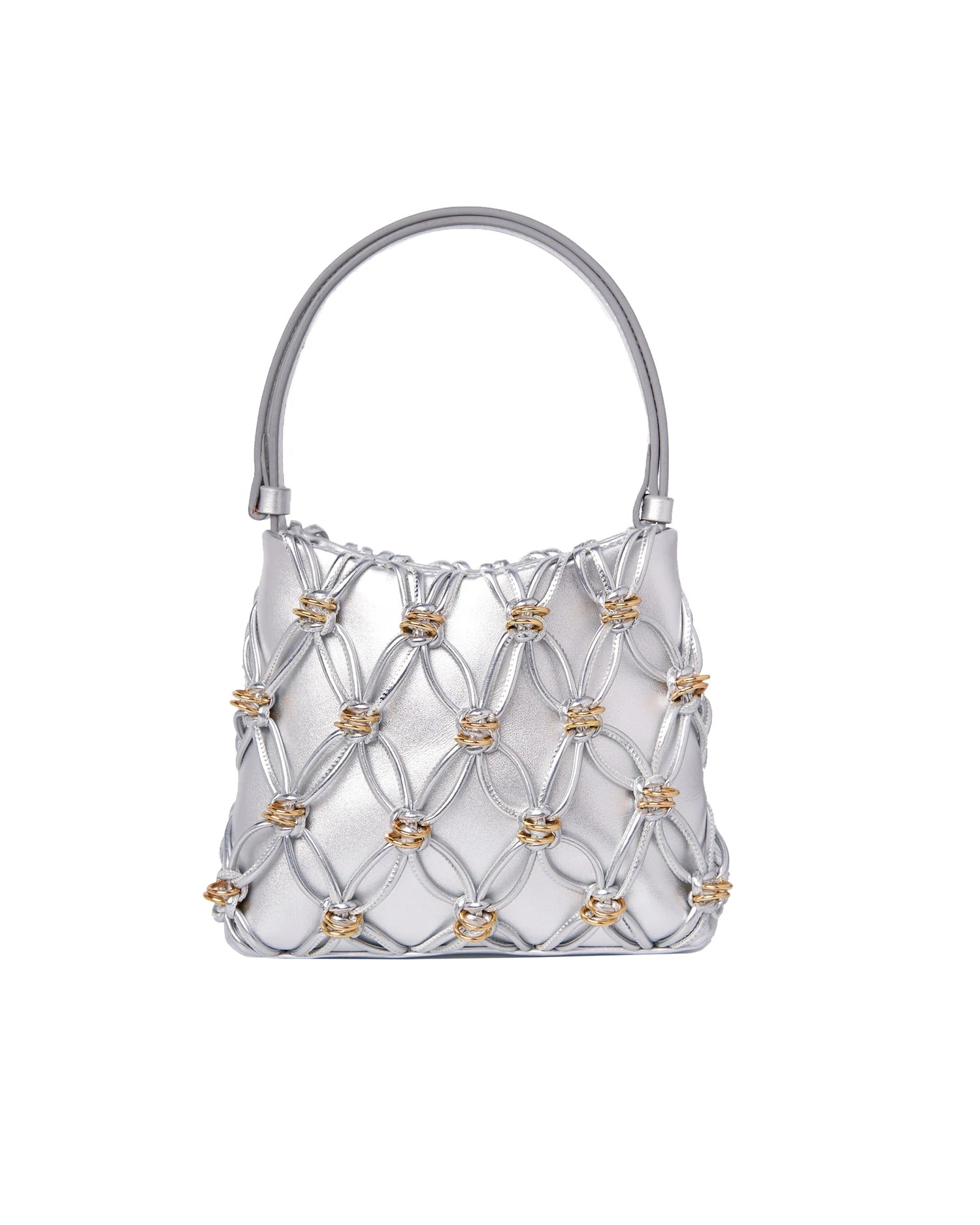 JADE BAG LEATHER ROPE - SILVER – PIPATCHARA JAPAN JADE BAG LEATHER ROPE - SILVER – PIPATCHARA JAPAN