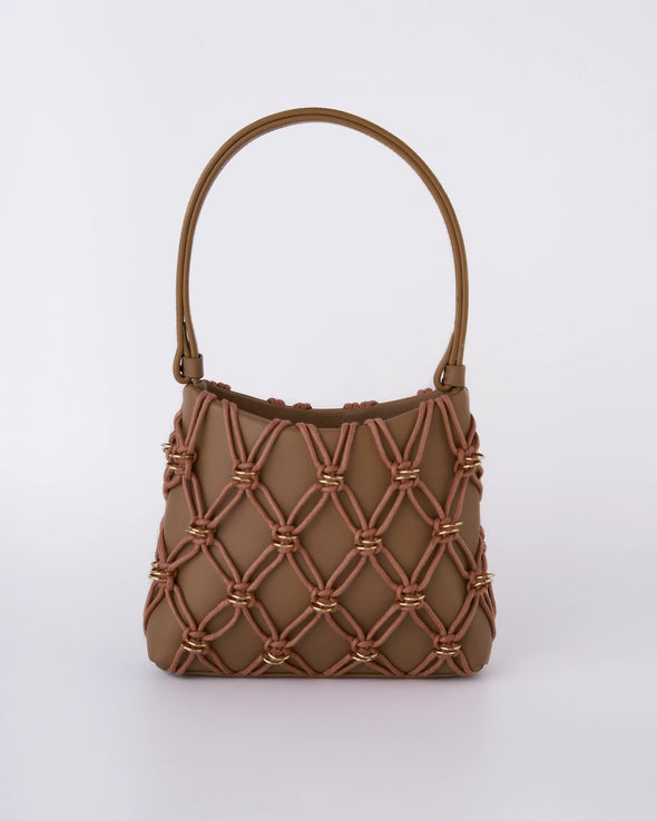 JADE MEDIUM BAG COTTON ROPE - OVALTINE